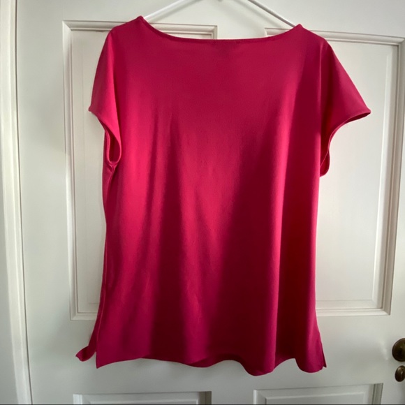 Roz & Ali Cap Sleeved Shell Hot Pink - Picture 2 of 5